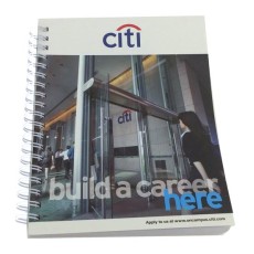 A5 cardboard corporate notebook-citibank